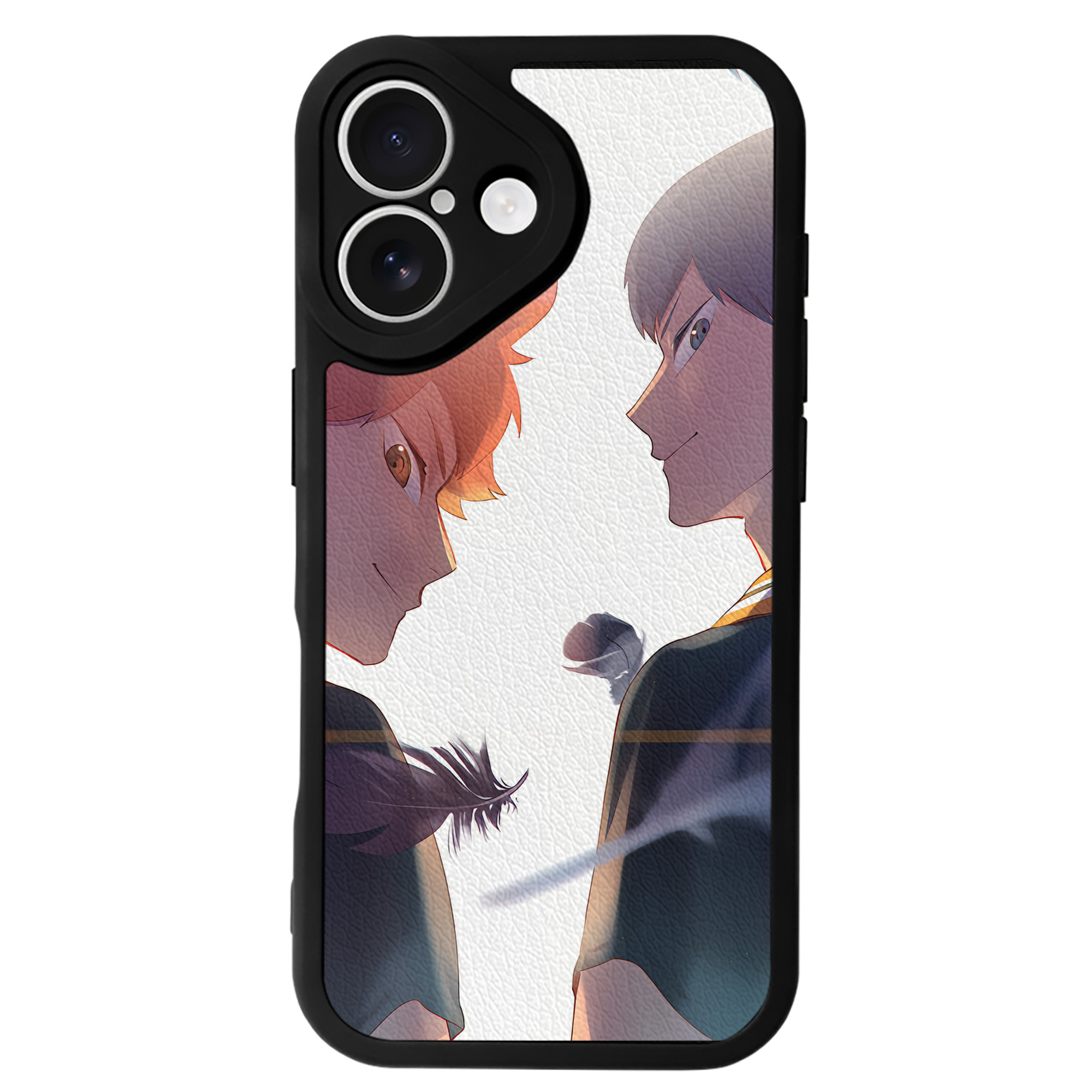（画像用） ハイキュー!! Haikyu!! 【iPhone 16シリーズ対応】シリコンスマホケース（レザー調） 材質：シリコン